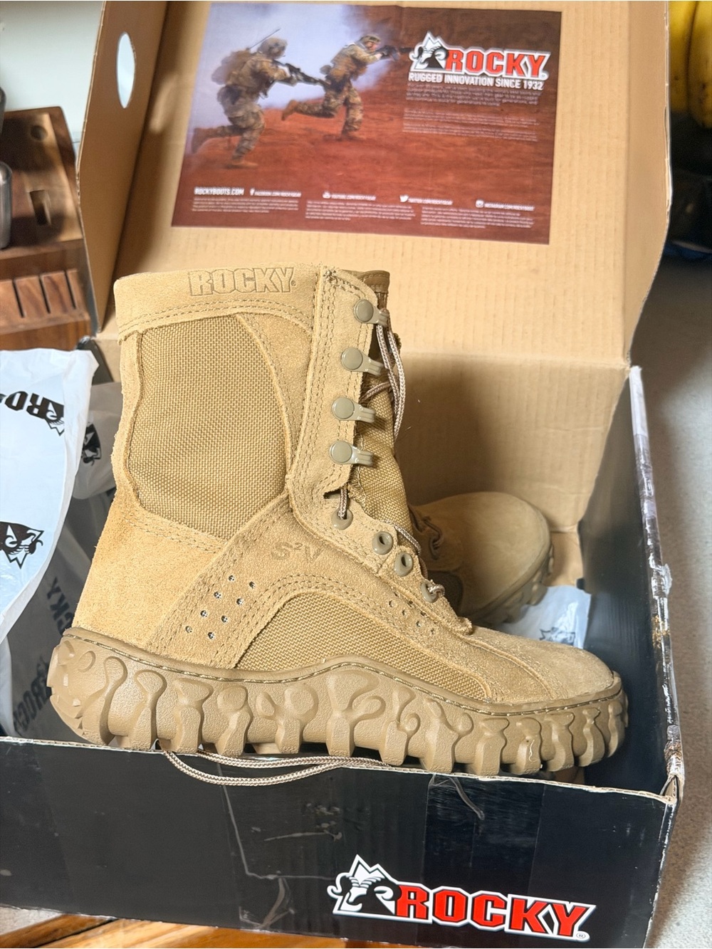 Rocky Men's Tactical Boot in Coyote Tan